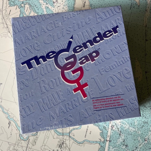 Vintage 90s The Gender Gap Game NIB - Picture 1 of 4